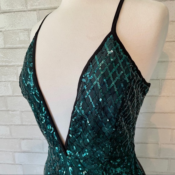 NWT Prettylittlething Sequin Dress - Picture 8 of 16